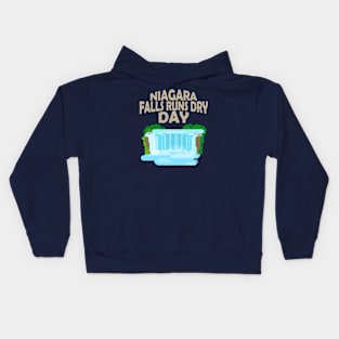 March 29th - Niagara Falls Runs Dry Day Kids Hoodie